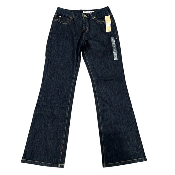 NWT DKNY Women's Soho Mid Rise Bootcut Jean Dark Wash Size 10 - Picture 1 of 10